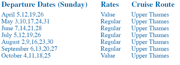 Actief schedule 2009